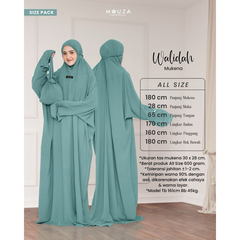 Mukena Walidah by Mouza, mukena Mouza