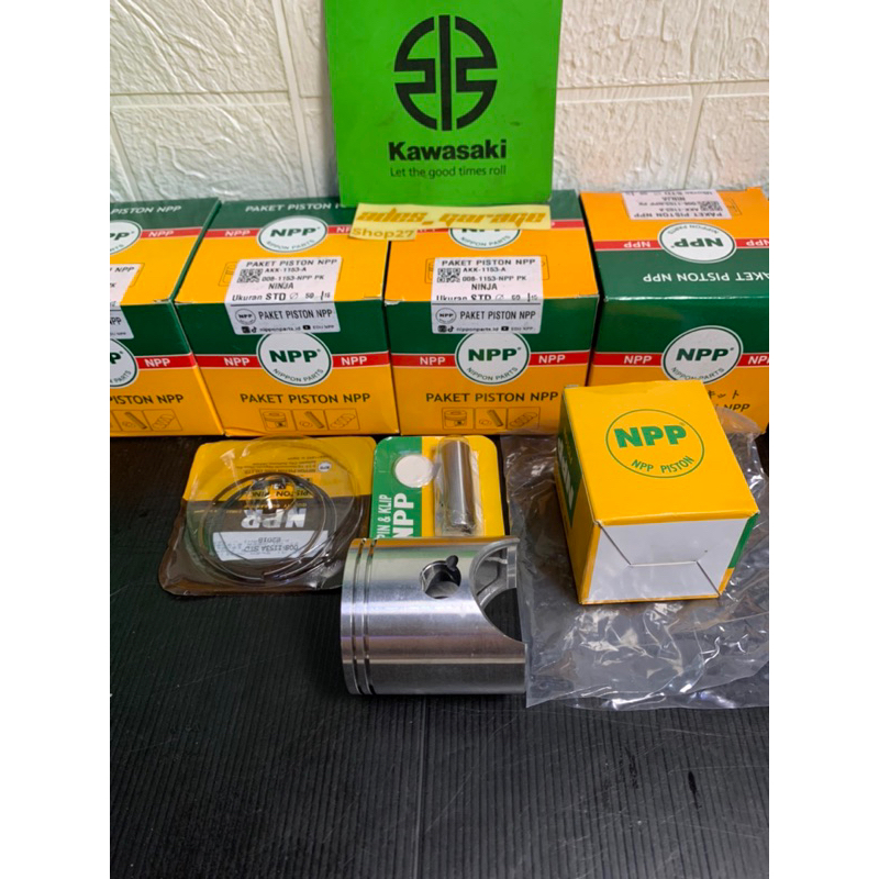 termurah paket piston/seher npp std ninja rr ss r original 100%