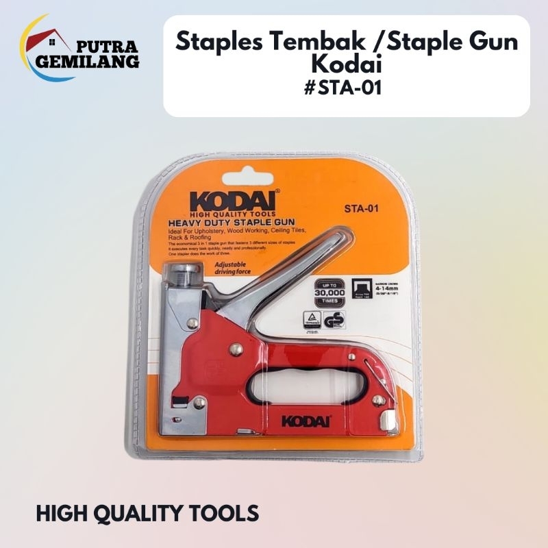 

Staples Tembak Staplek Gun KODAI Heavy Duty 4 - 14 MM