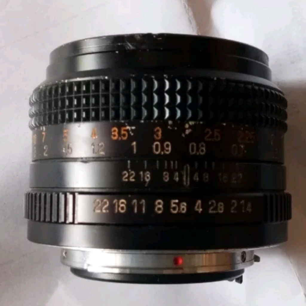 ensa manual Auto chinon 50mm f1.4