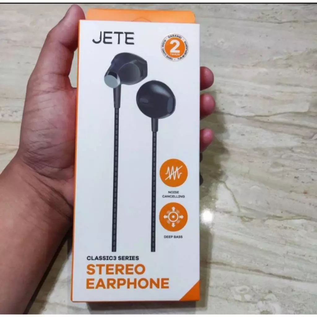 HEADSET JETE CLASSIC 3 | HEADSET MURAH | SUPERBASS | HANDSFREE KABEL | TERLARIS
