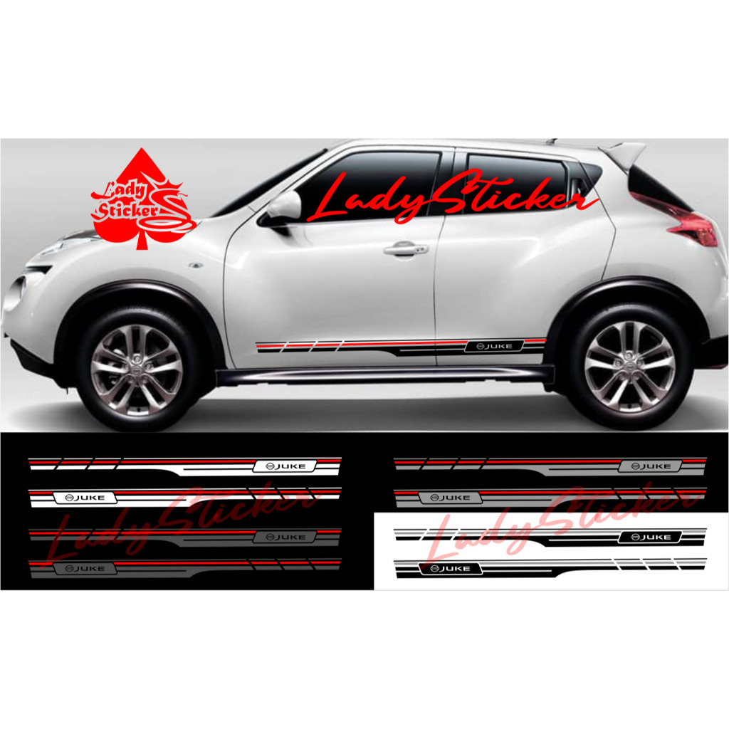 Sticker stiker mobil juke cutting sticker mobil nissan juke