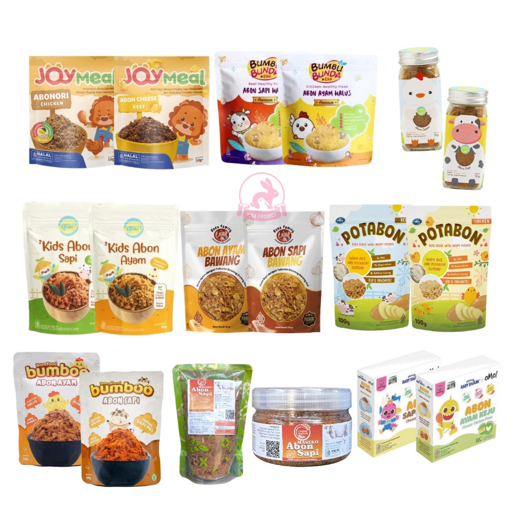 

ABON MPASI GROUU OMO YUMMY BITES GROUU BUMBOO POTABON BONA FAMILY/POTABON/JOYMEAL- ABON ANAK NON MSG