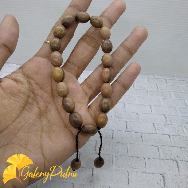 gelang tarik gelang kayu bidara oval