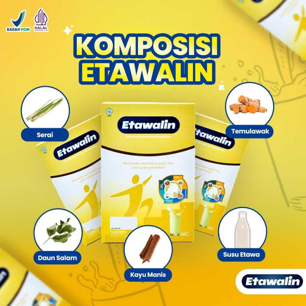 

ETAWALIN PAKET 3 BOX - Susu Kambing Etawa Original Membantu Menyembuhkan Nyeri pada sendi dan tulang
