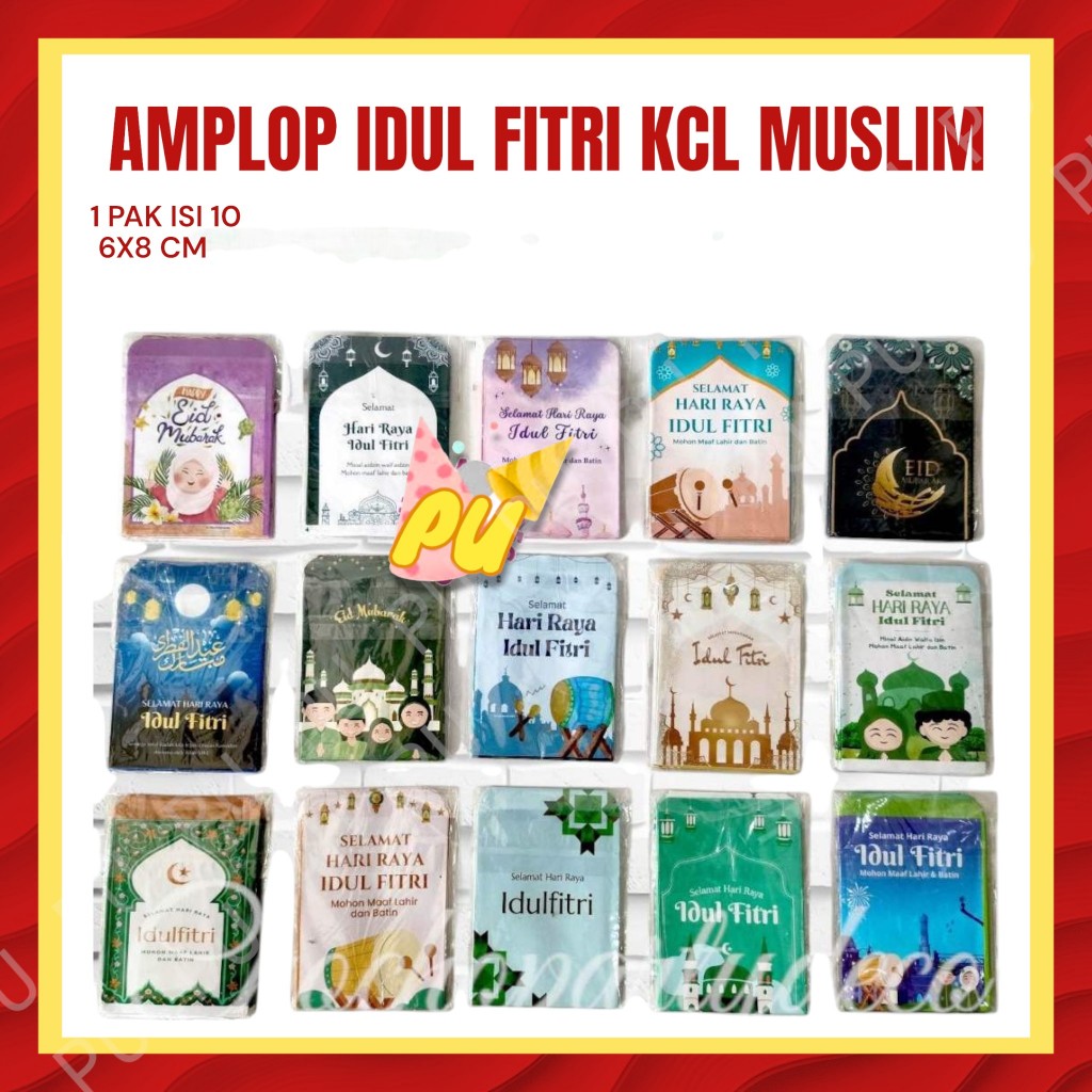 

Amplop LEBARAN IDUL FITRI KECIL MUSLIM Isi 10 / Angpau Idul Fitri Kecil Pekerjaan