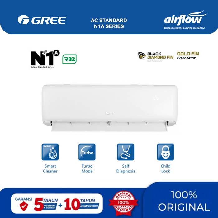 AC GREE 2 PK - GWC-18N1A type DELUXE STANDARD (Black Diamond Outdoor)
