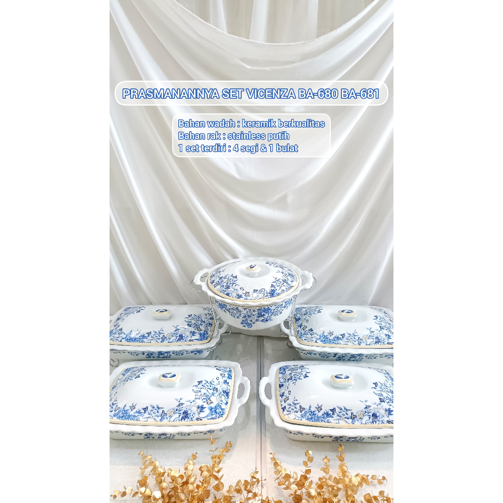 PRASMANAN SET VICENZA BA-680/BA-681 AYANA, MAWAR & MELATI