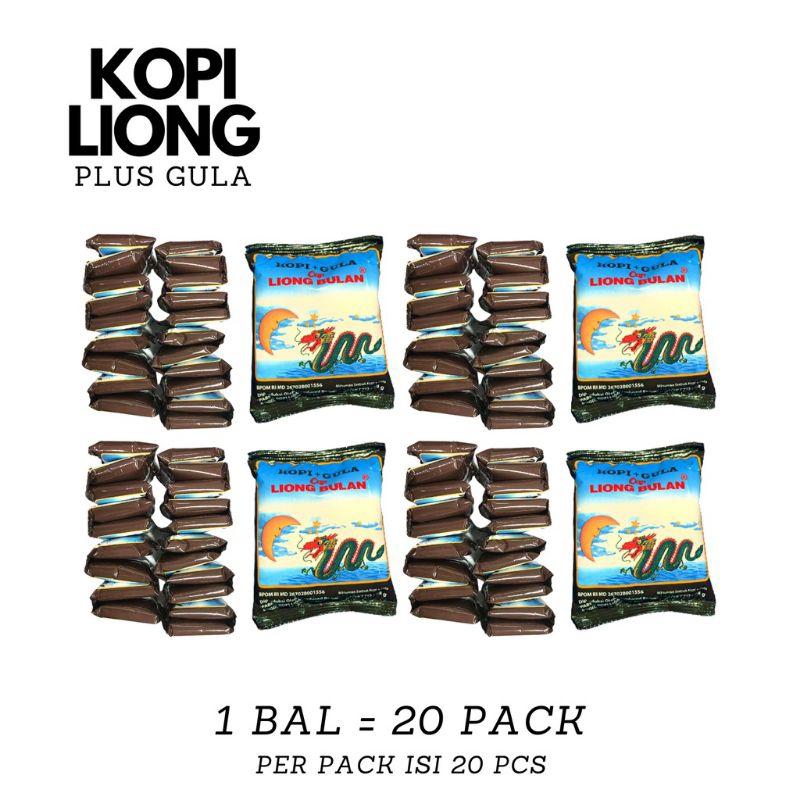 

Kopi Liong Mix Gula Khas Bogor 1 Renceng 10pcs