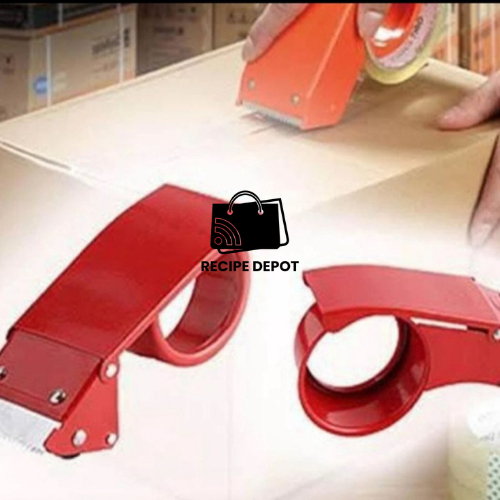 

Dispenser Holder Solasi Isolasi Lakban Perekat Kardus Pembungkus Paket Tape Cutter Besi Pisau Tajam Praktis
