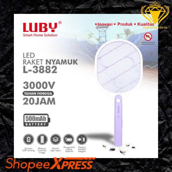 RAKET NYAMUK LUBY L-3882