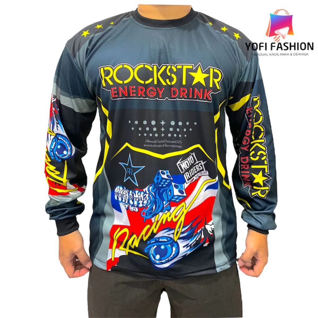 JERSEY MOTORCROSS DEWASA BAJU MOTOR TRAIL KAOS KLX DEWASATERMURAH