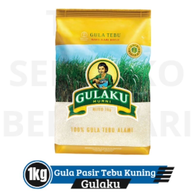 

Gulaku Murni Gula Pasir Tebu Kuning 1kg