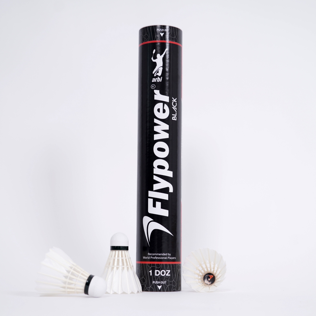 Flypower Black Shuttlecock Bulutangkis Speed 77 | Kok Bulutangkis | Kok Badminton