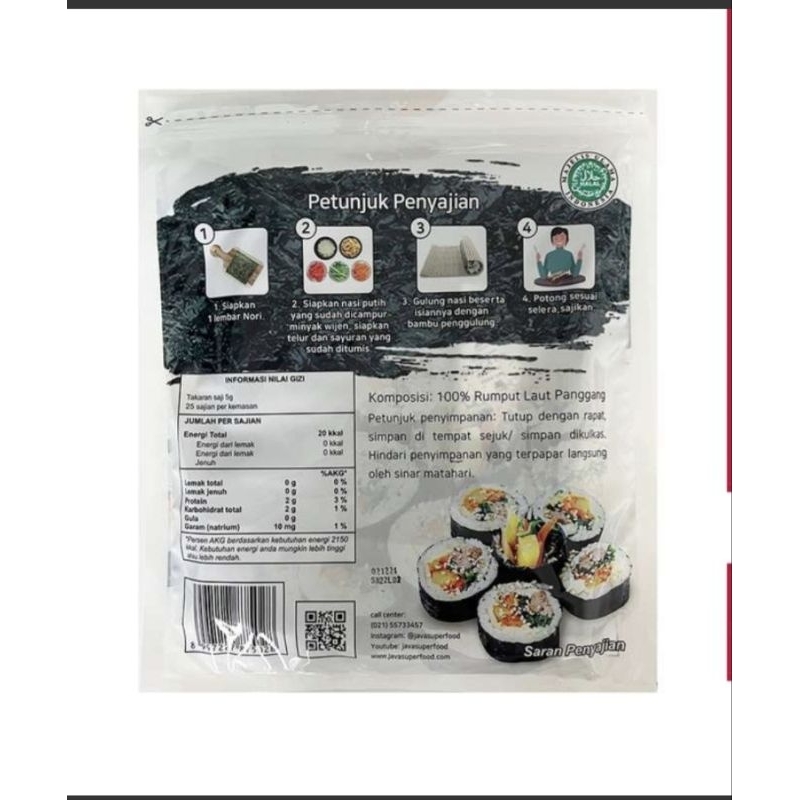 

Nori java isi 50 lembar