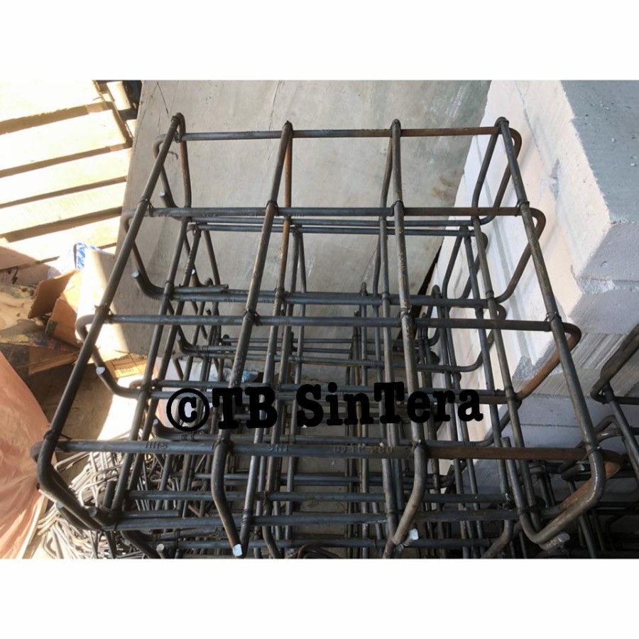 Fondasi Cakar Ayam 40 x 40 / 50 x 50 / 60 x 60 / 70 x 70 / 80 x 80 / Besi 8 10 12 13 ulir Polos Full
