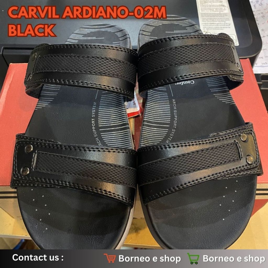 [BISA COD] sandal CARVIL 100% original/ sandal pria/sandal pria/sandal fashion CARVIL ARDIANO-02M BL