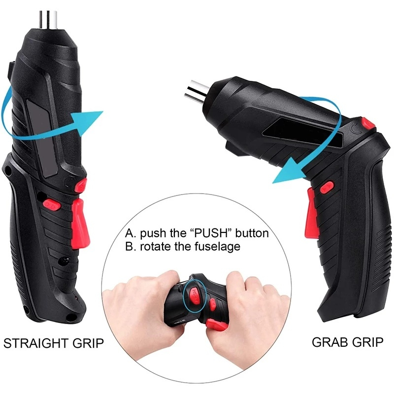 Mesin Bor Obeng 4.8V Mesin Bor Obeng Tanpa Kabel Cordless Screwdriver Mesin Bor Cordless Mini Obeng