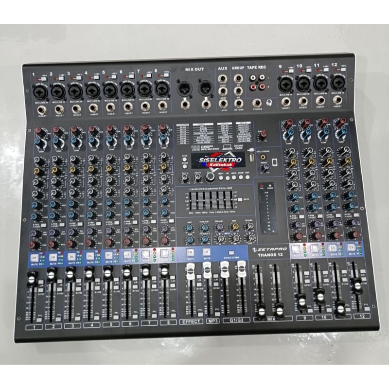 mixer zetapro Thanos 12 zetapro Thanos 12 chanel