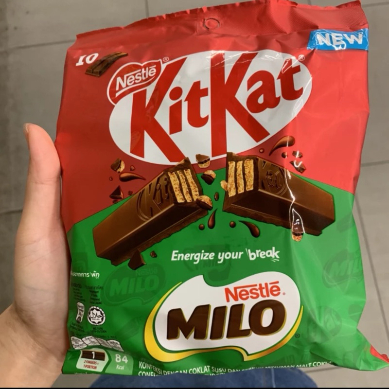 

KITKAT MILO CHOCOLATE ISI 10 / 160gr