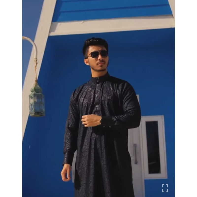 JUBAH PRIA MOTIF EMBOS KEKINIAN/JUBAH PRIA MUSLIM EMBOS