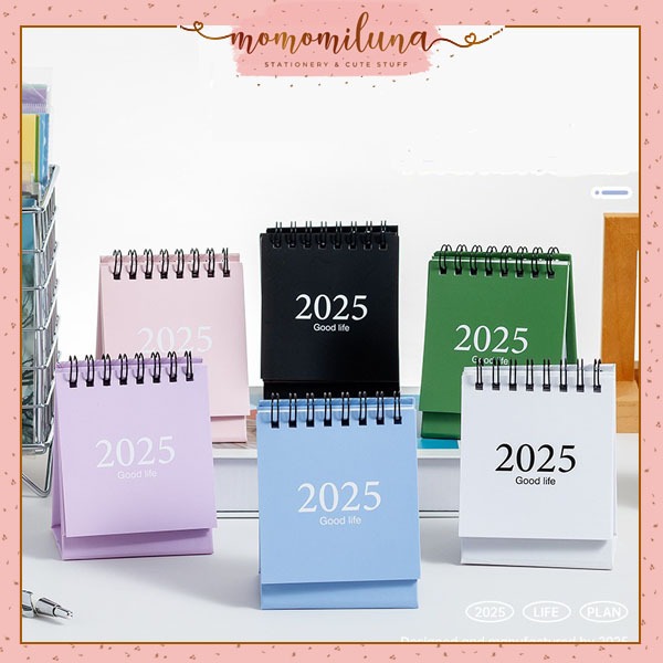 

Good life calendar 2025 Kalender meja 2025 kalender kecil estetik minimalis HB1865