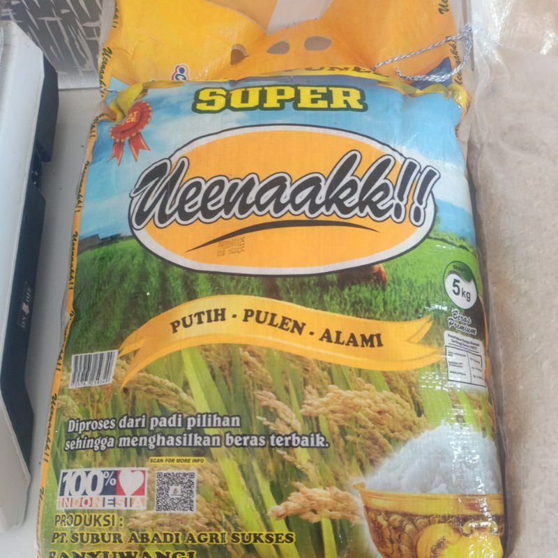 

beras ueenaakk 5kg