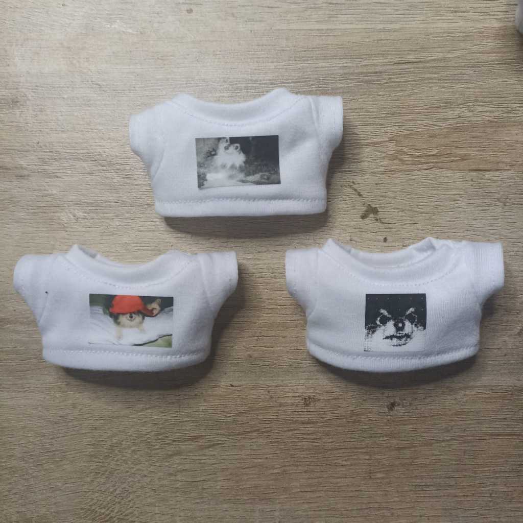 SC-IDOLLOOK TAEHYUNG V BTS KAOS SABLON KIM TAN FOR DOLL 10 CM 15 CM 20 CM BAJU BONEKA