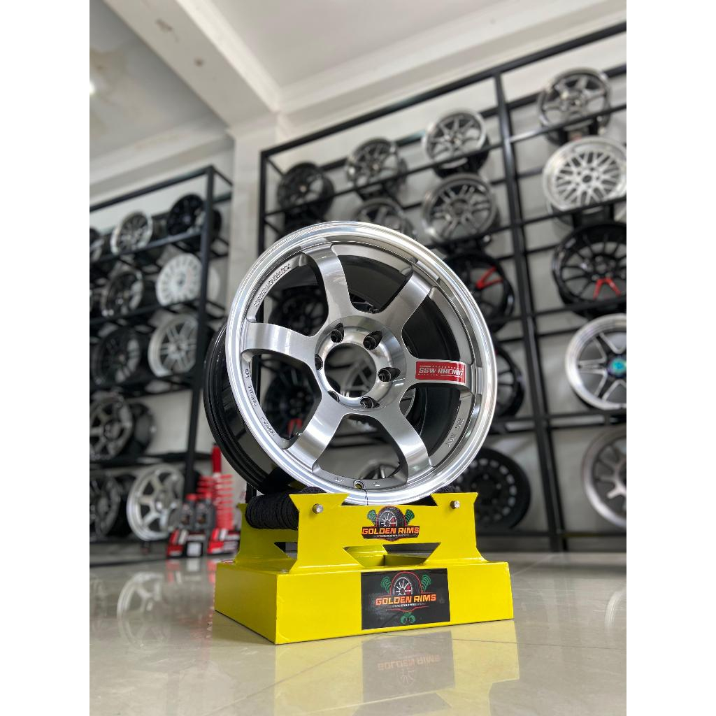 Velg mobil Te37 progresive ring18 ssw s202 bisa untuk mobil pajero fortuner hilux dll