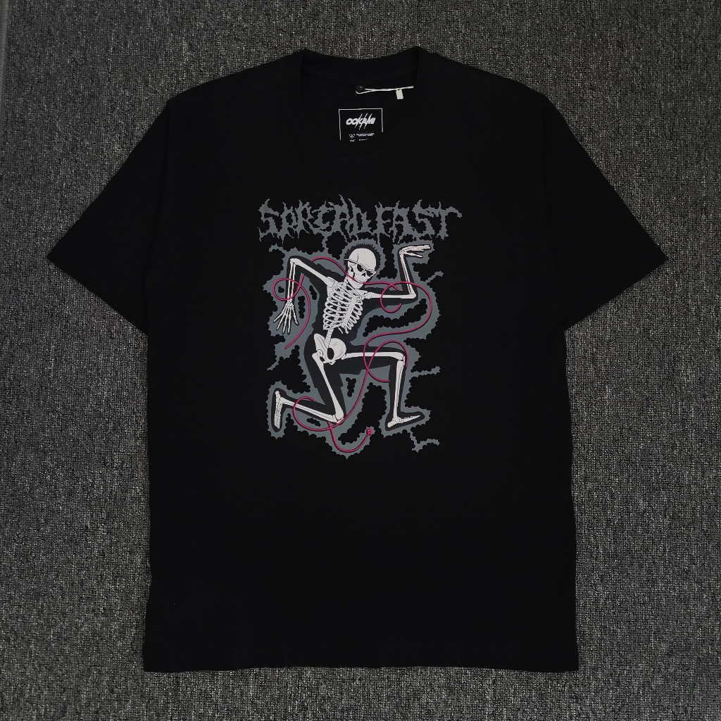 KAOS DISTRO OOKAMI 68 HITAM