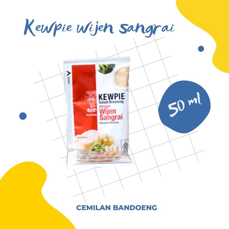 

kewpie saus salad dressing wijen sangrai 50 ml