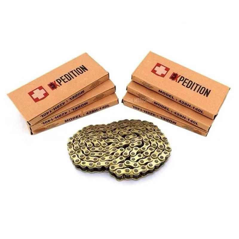 Rantai Rante Expedition 428 428H PANJANG 140L & 520-130L H GOLD & 520-130L ORING GOLD