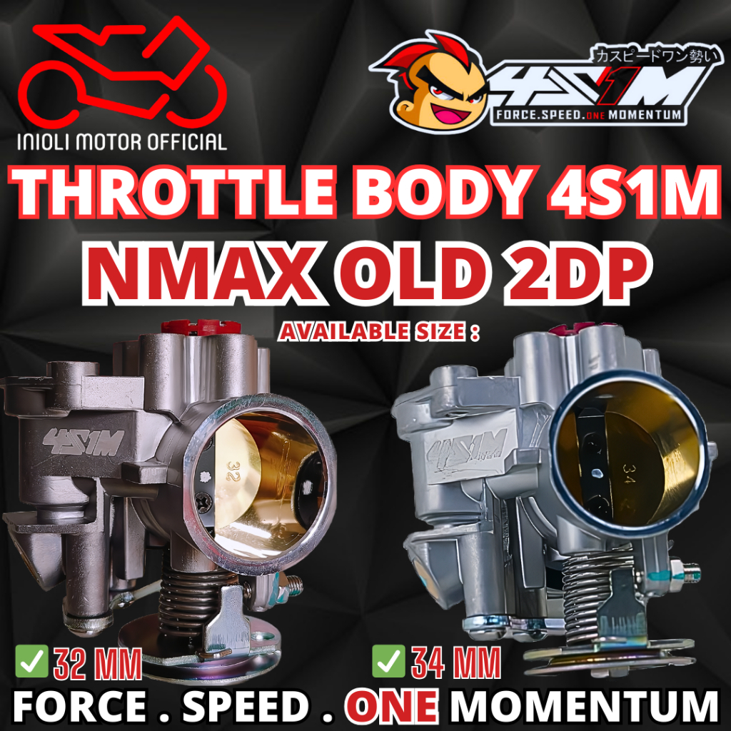 THROTTLE BODY TB 4S1M NMAX 155 OLD N-MAX N MAX 2DP TB RACING 4S1M 30MM 32MM 34MM 36MM 30 32 34 36 MM