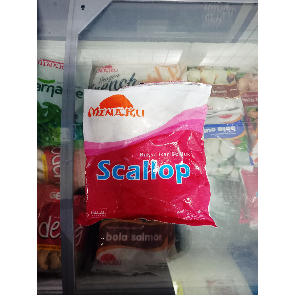 

Frozenfood MINAKU Scallop 500gr