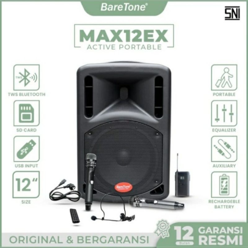 SPEAKER  BARETONE 12 INCH MAX12EX ORIGINAL  MAX 12EX