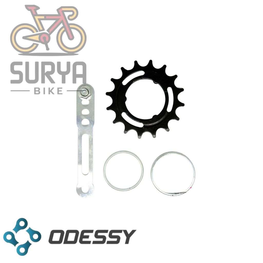 Chrome Gir Torpedo Hub Gear Torpedo Odessy 36H 18T