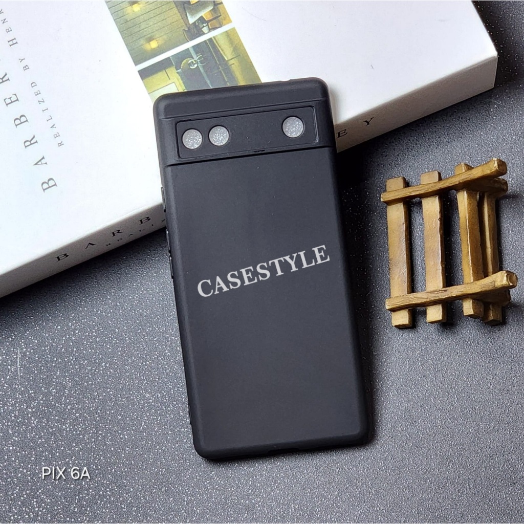 Case Google Pixel 6A Google Pixel 7 Google Pixel 7A Softcase Candy Macaron Square Black Polos Case G