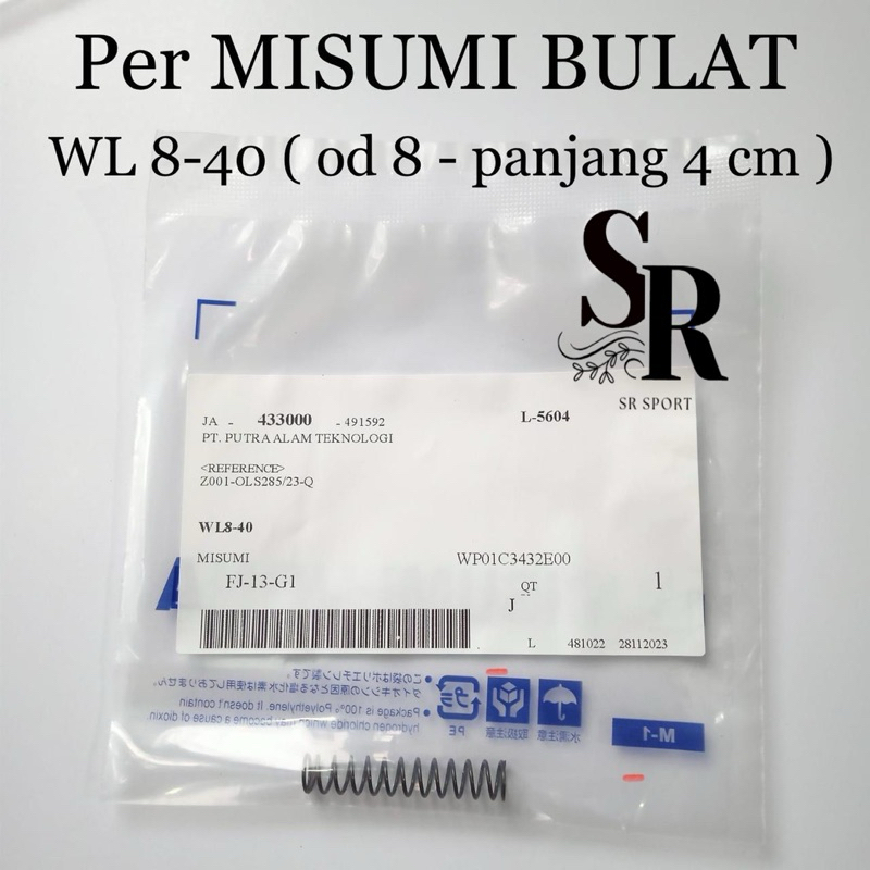 Per misumi bulat WL 8 - 40 / Per misumi original / per
