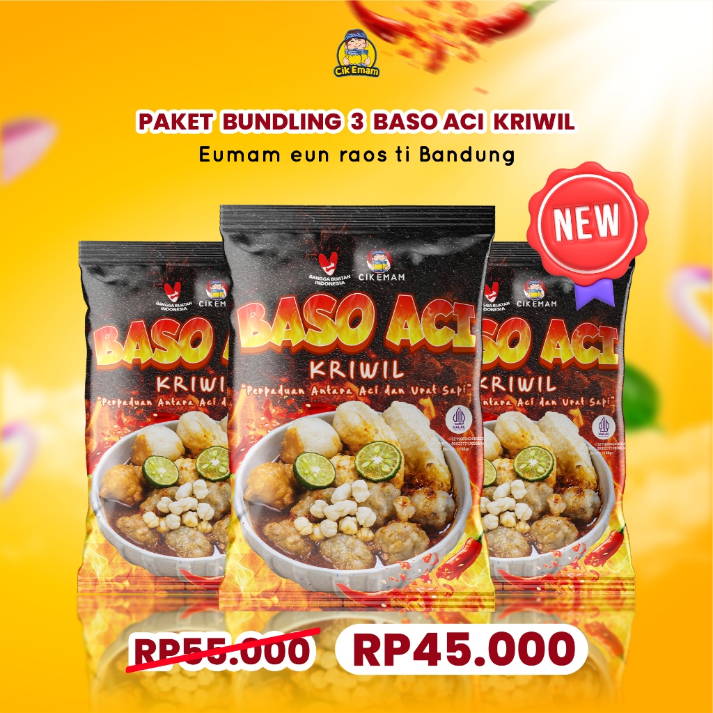 

Cik'Emam - BASO ACI KRIWIL 3PCS