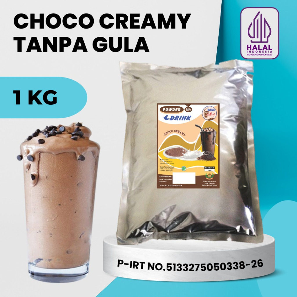 

Powder CHOCO CREAMY - Bubuk Minuman Rasa Cokelat / Coklat Flavour Drink