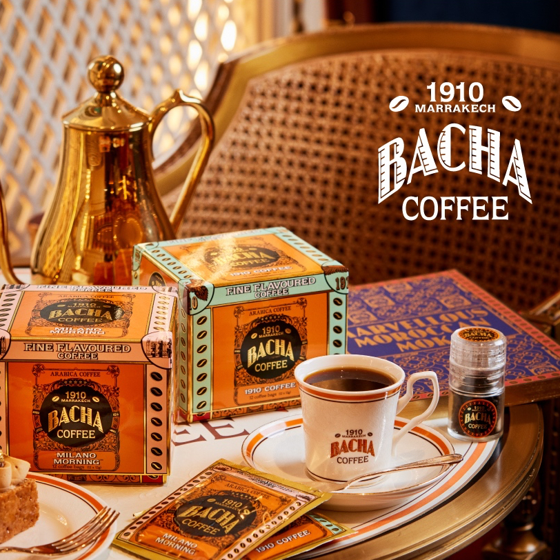 

(Close PO: 11 February 2025) Bacha Coffee Coffee Bag Per Box / Fine Flavoured Coffee Single Origin Caramelo Morning Marrakech Kopi Arabica Decaf 12g x 12 Bags