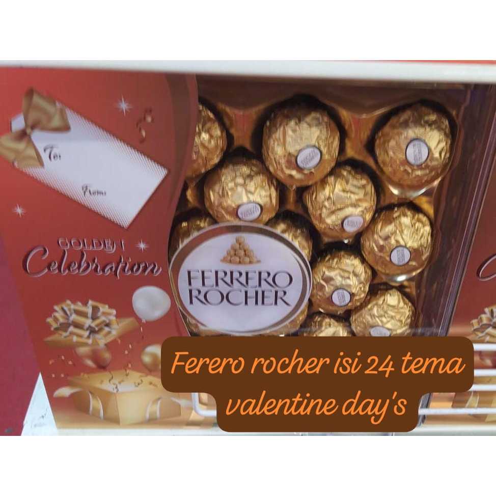 

FERRERO ROCHER ISI 24 BUAH HAPPY VALENTINE DAY ferero box valentin gift pacar 14 februari 2025