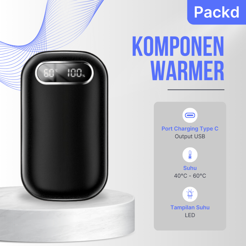 HOT DEALS PENGHANGAT TANGAN TRAVEL ELEKTRIK / RECHARGABLE PORTABLE HAND WARMER / HANDWARMER PORTABLE