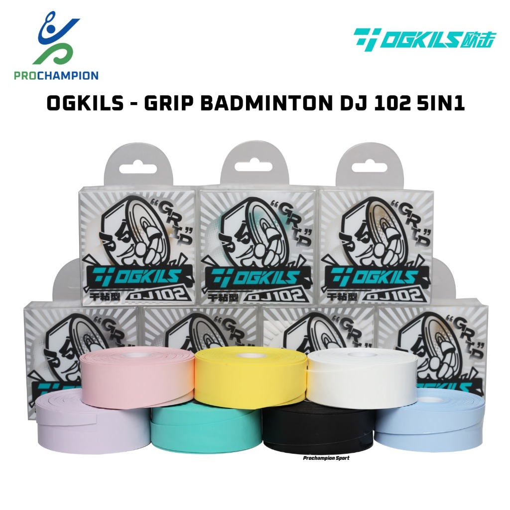 Grip Raket Badminton / Tenis OGKILS DJ 102 5 IN 1