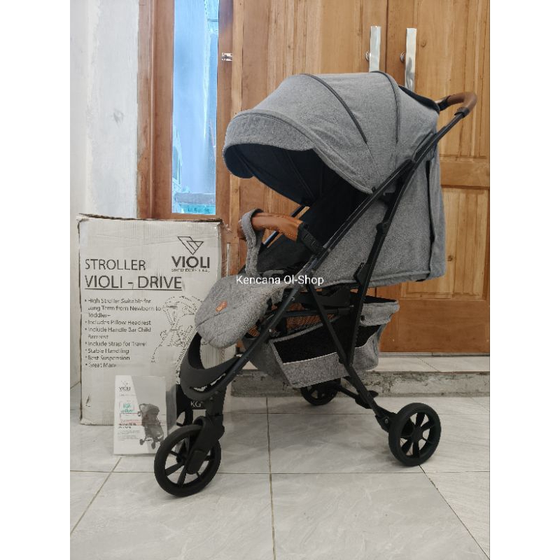 Violi Stroller Violi Drive grey Kereta dorong bayi - Preloved