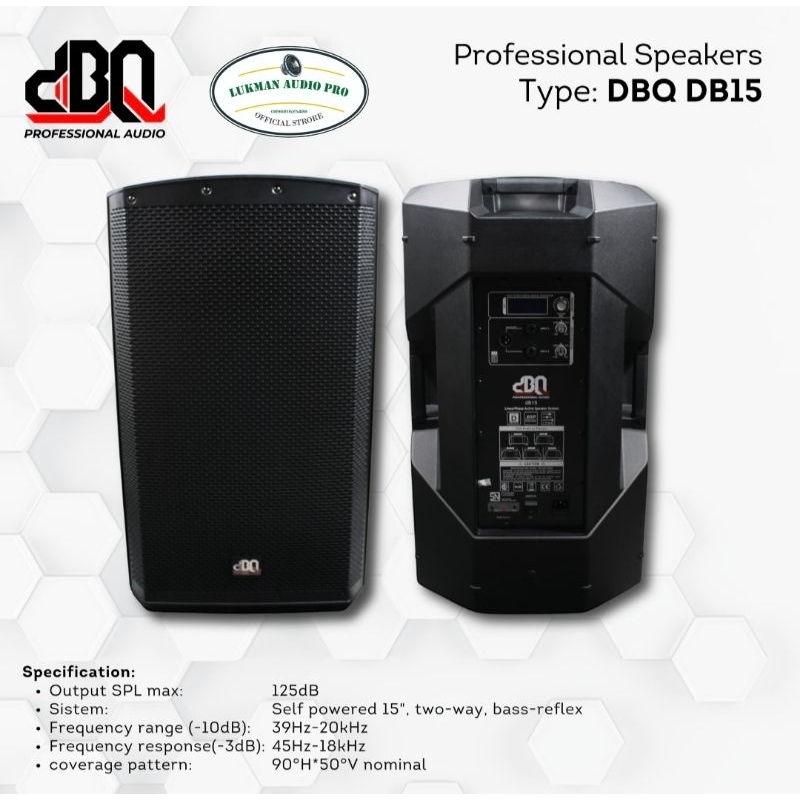 Speaker aktif DBQ DB 15 Original