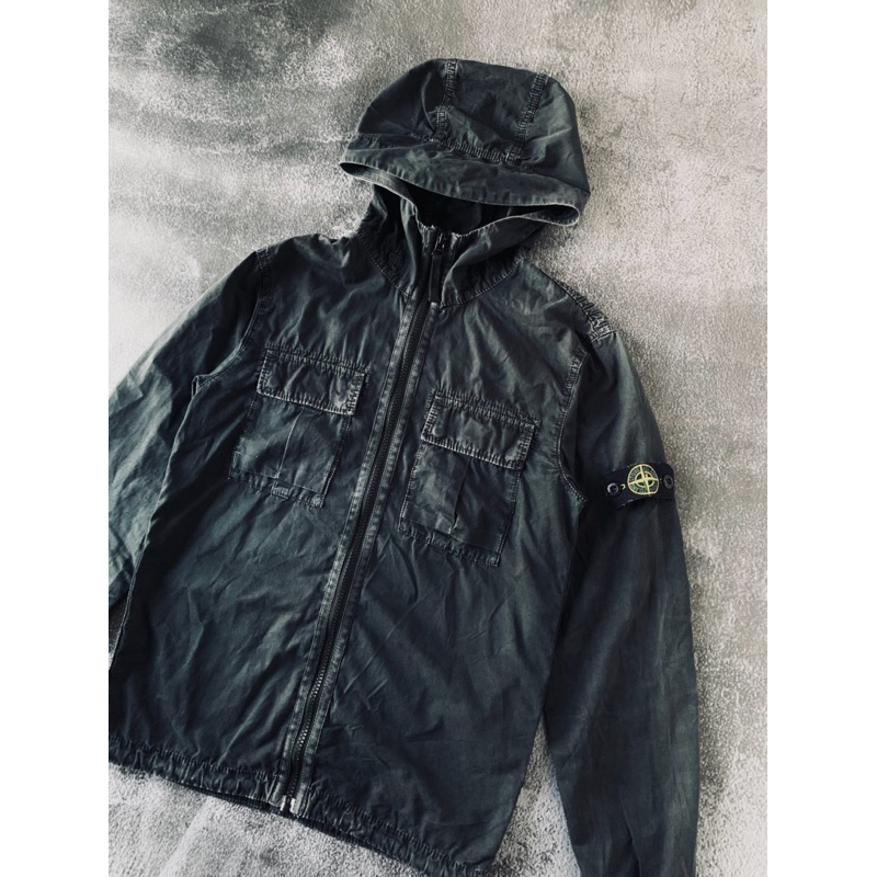 overshirt hoodie stone island