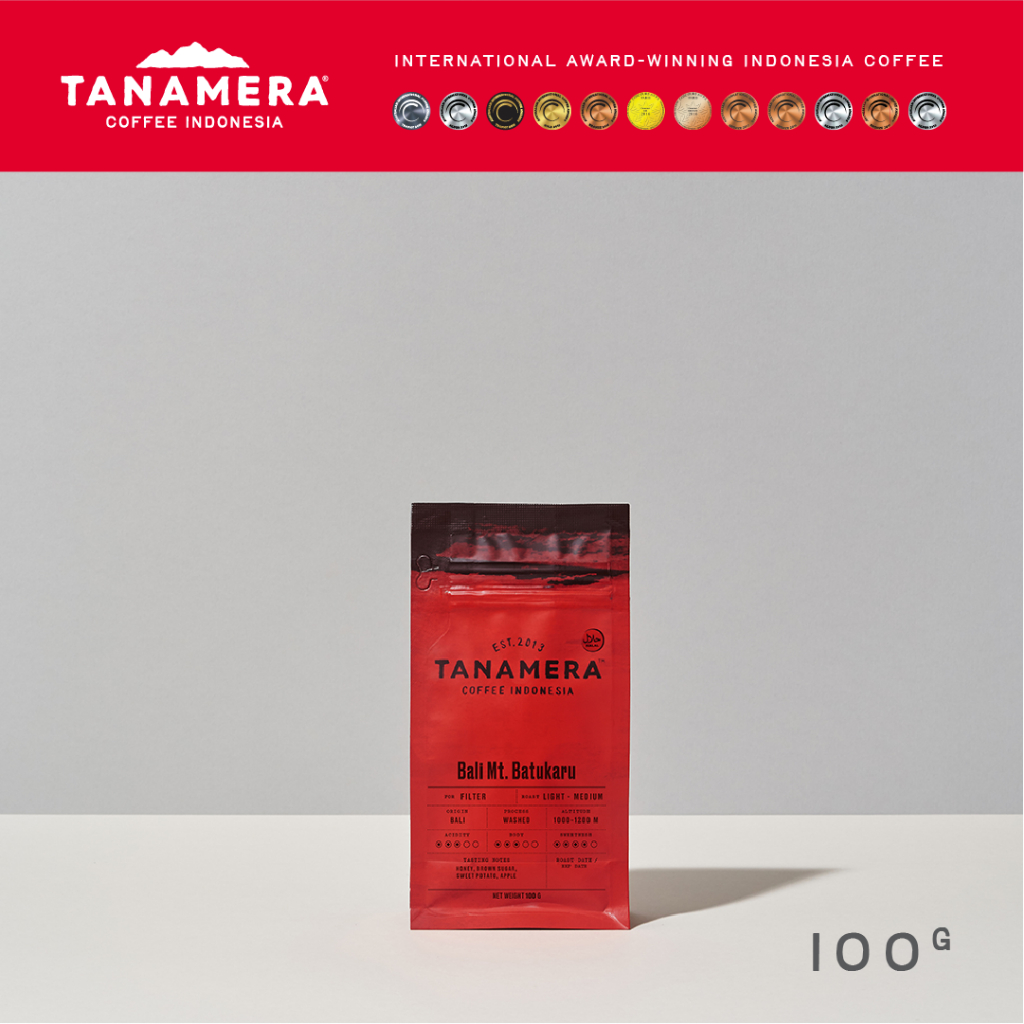 

TANAMERA COFFEE – Bali Mt. Batukaru 100g