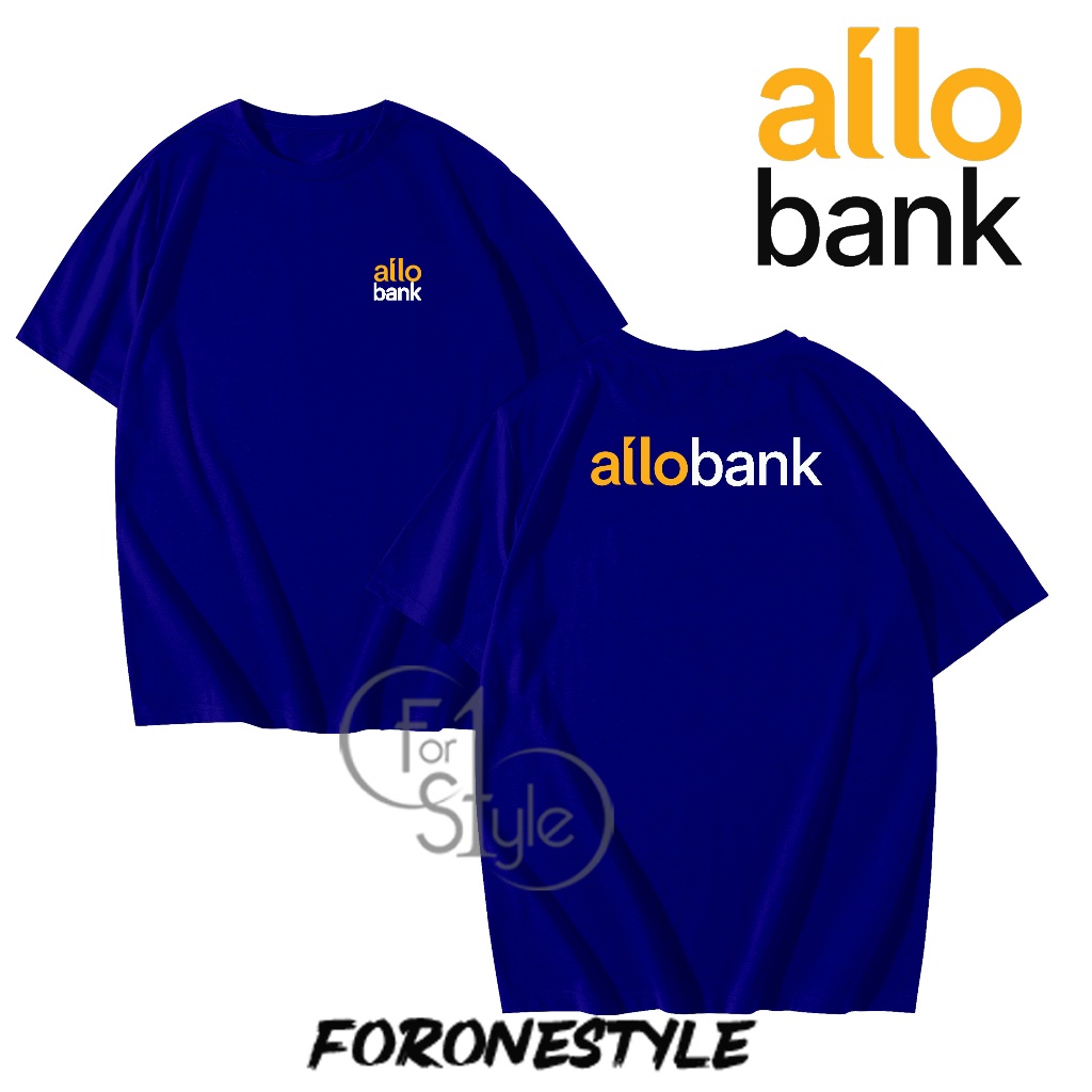 T-SHIRT KAOS ALLO BANK - KAOS ALLO BANK  - BAJU ALLO BANK