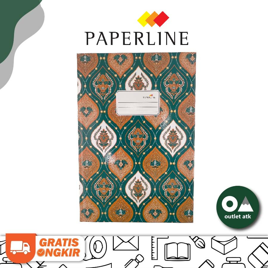 

Buku Tulis Hard Cover Paperline Folio isi 300 Lembar